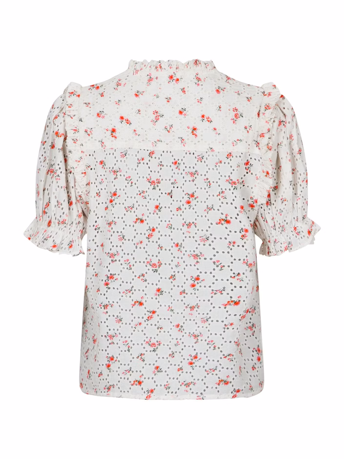 Neo Noir - Rosalie Embroidery Rose Blouse (Pink)