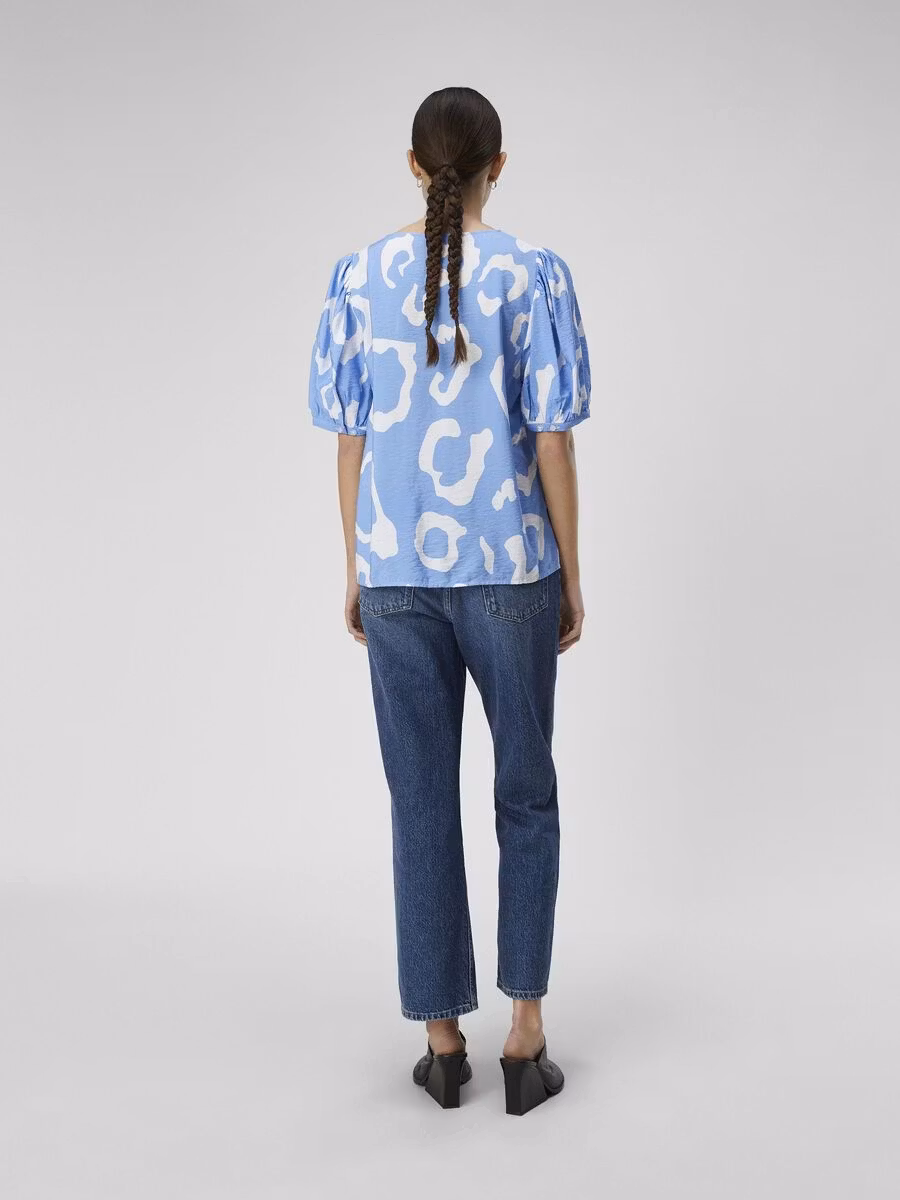 Object - OBJJACIRA S/S V-NECK TOP (Provence)