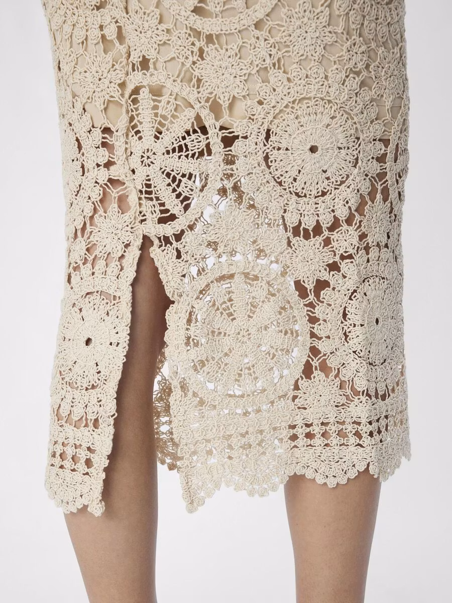 Object - OBJPETRA KNIT HW RE MIDI SKIRT (Sandshell)