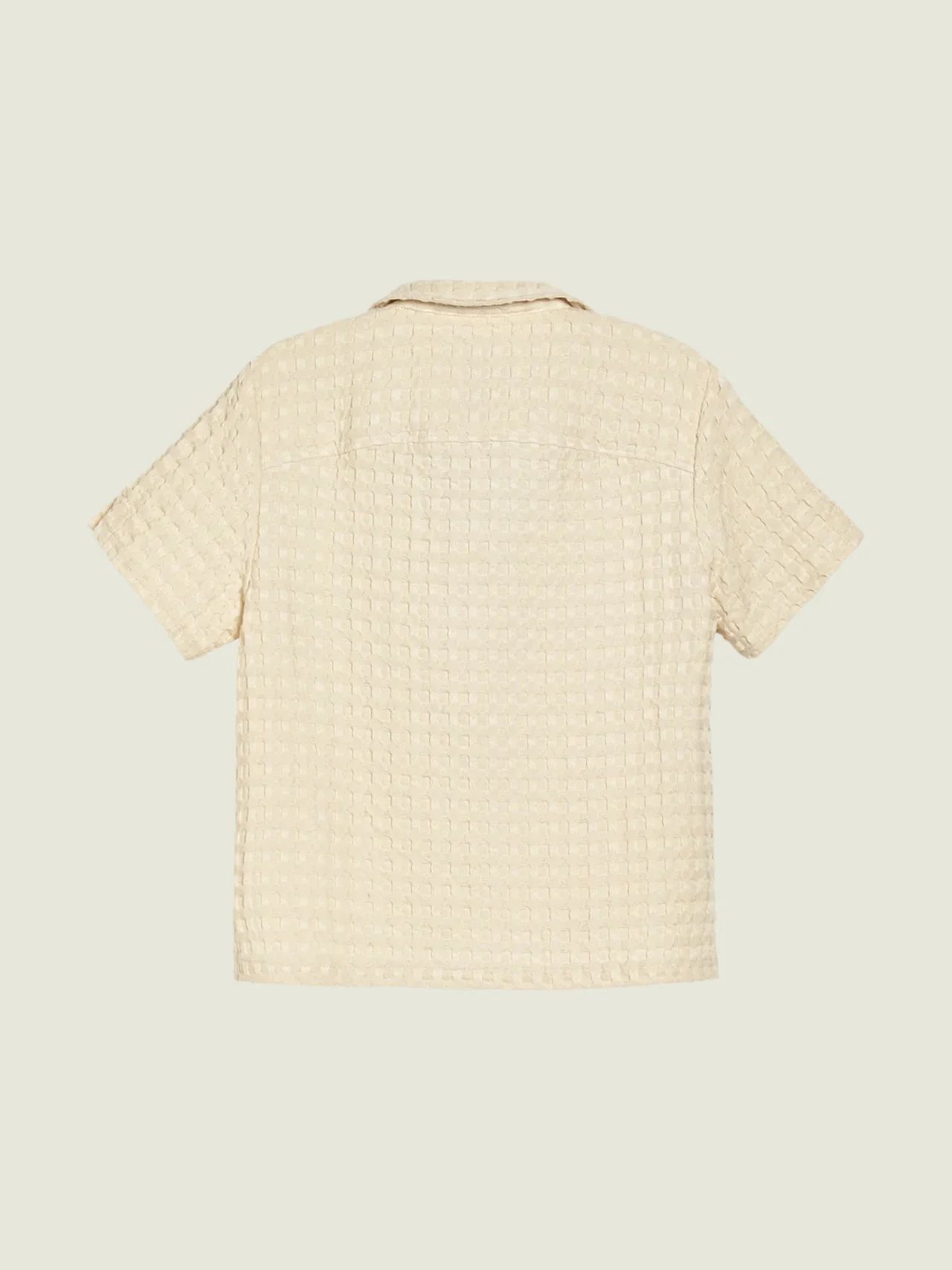OAS Company - Ecru Jaffa Waffle Shirt