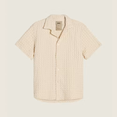 Oas Company - Ecru Cuba Waffle Shirt