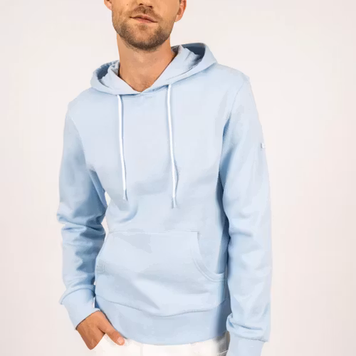 Saint James - Benji hooded sweatshirt (Ciel)