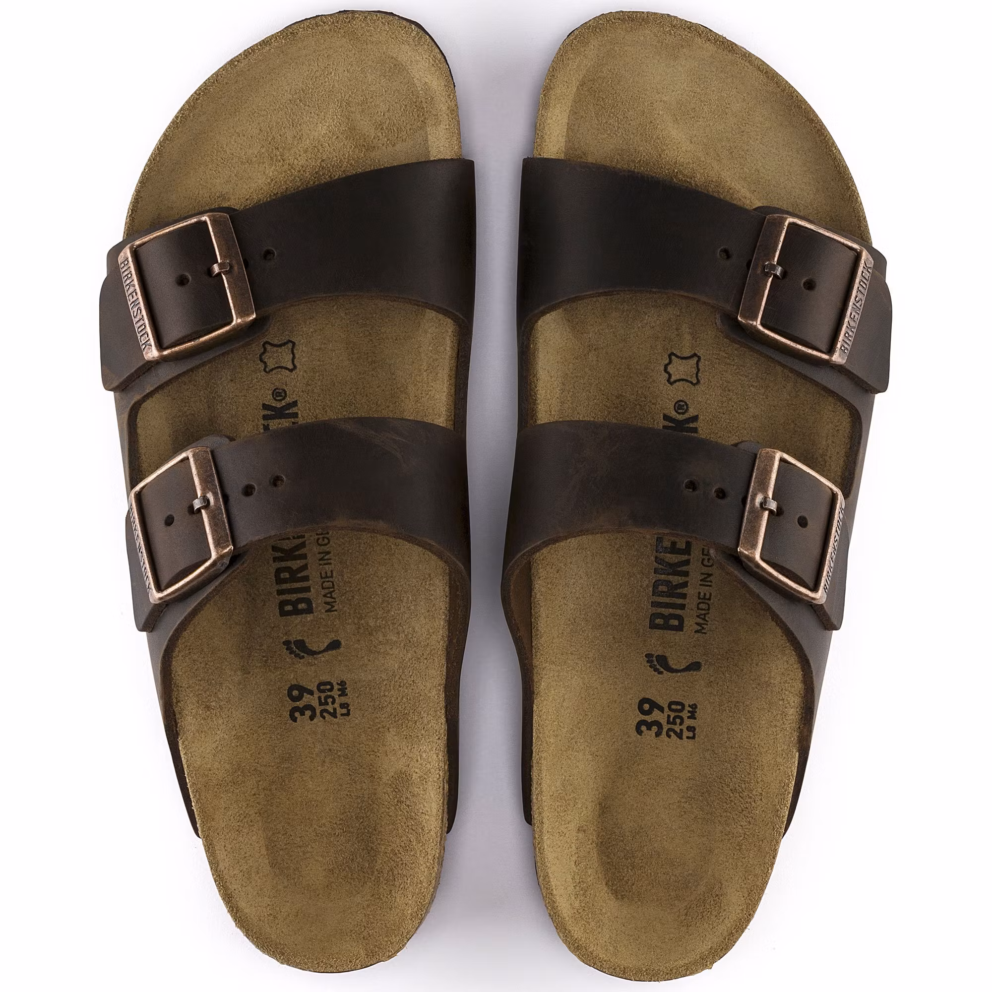 Birkenstock - Arizona Oiled Leather, Regular (Habana)