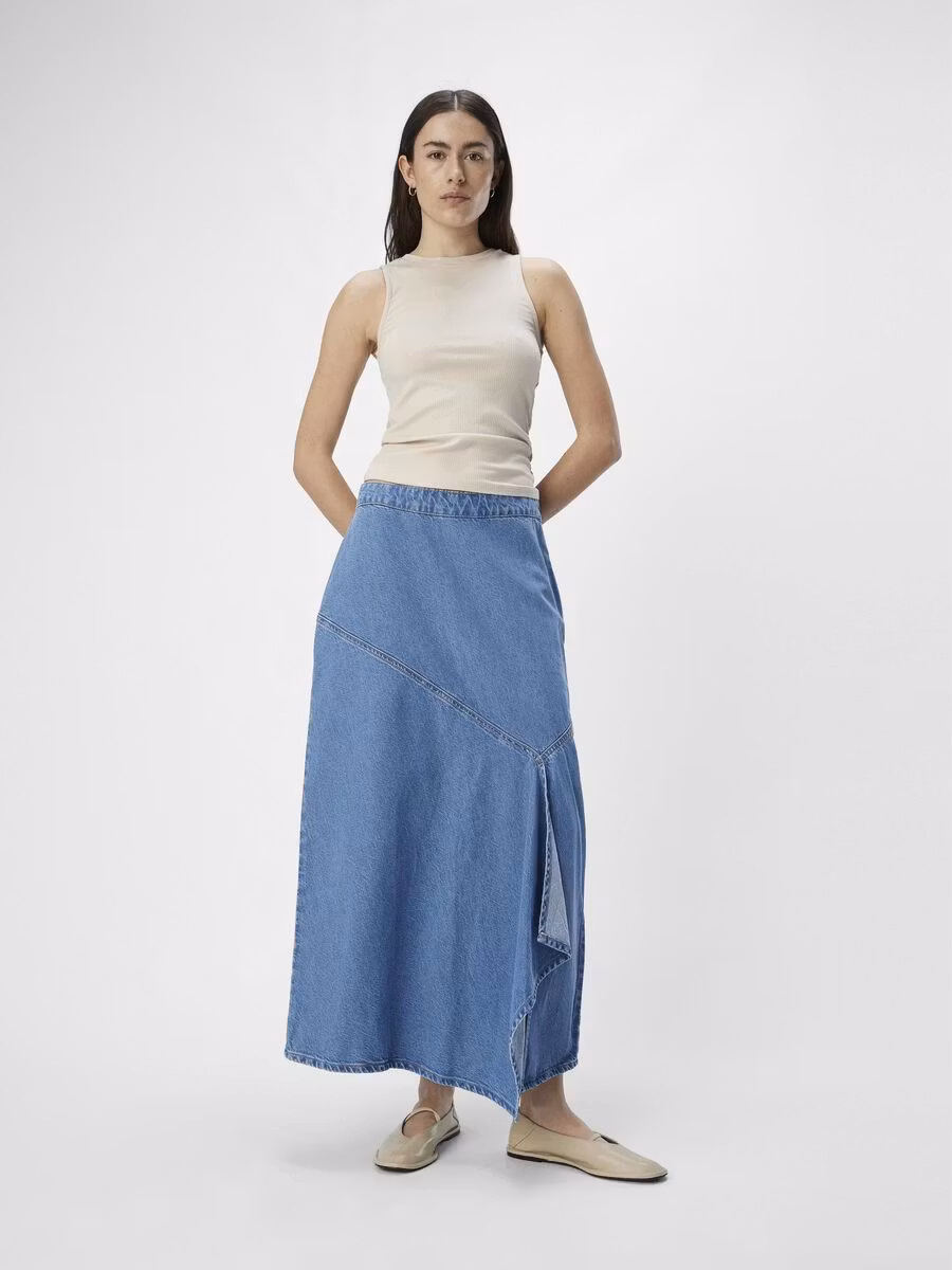 Object - OBJHUMINA MW RE SKIRT (Medium Blue)