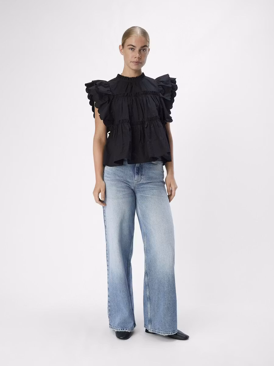 Object - OBJHOPE S/L TOP (Black)