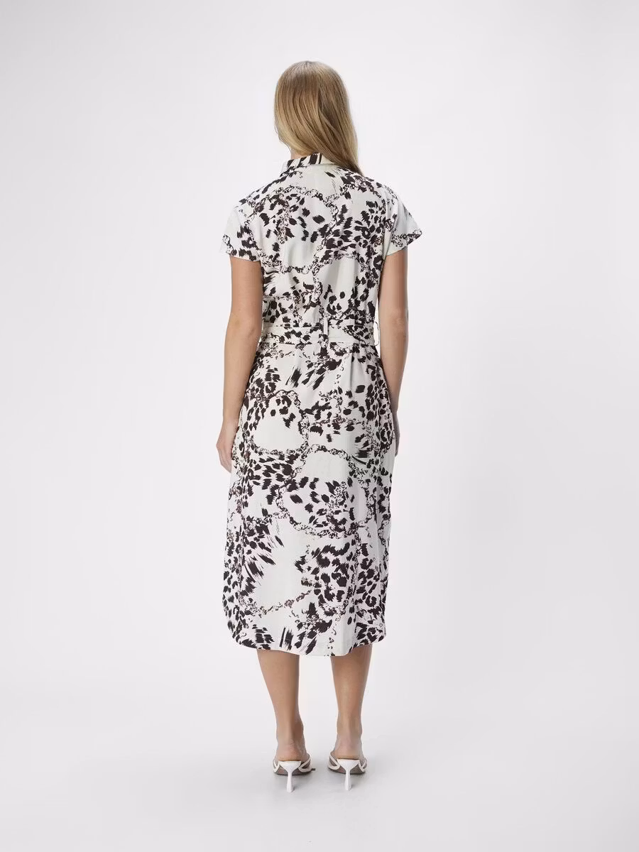 Object - OBJFILLA S/S SHIRT DRESS (White Sand)