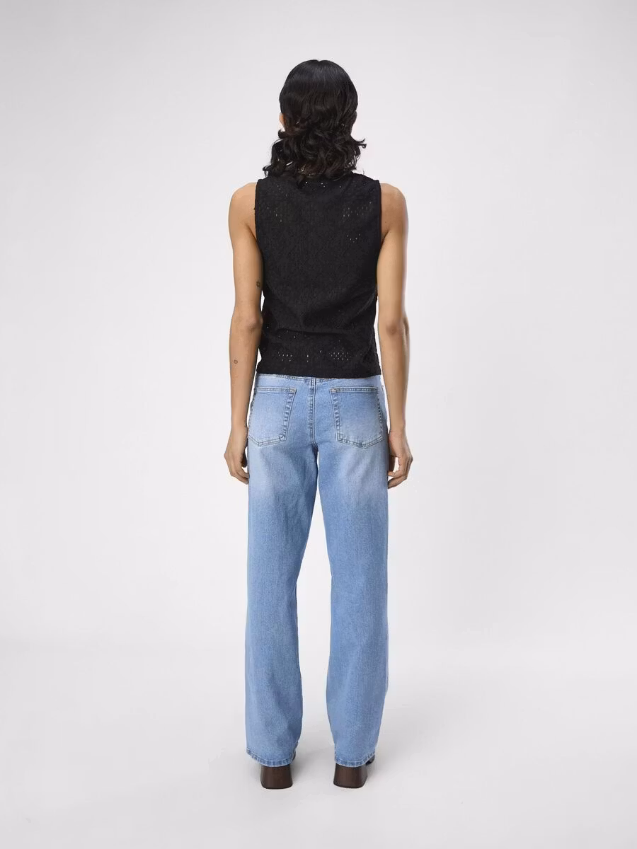 Object - OBJFEODORA RE TANK TOP (Black)