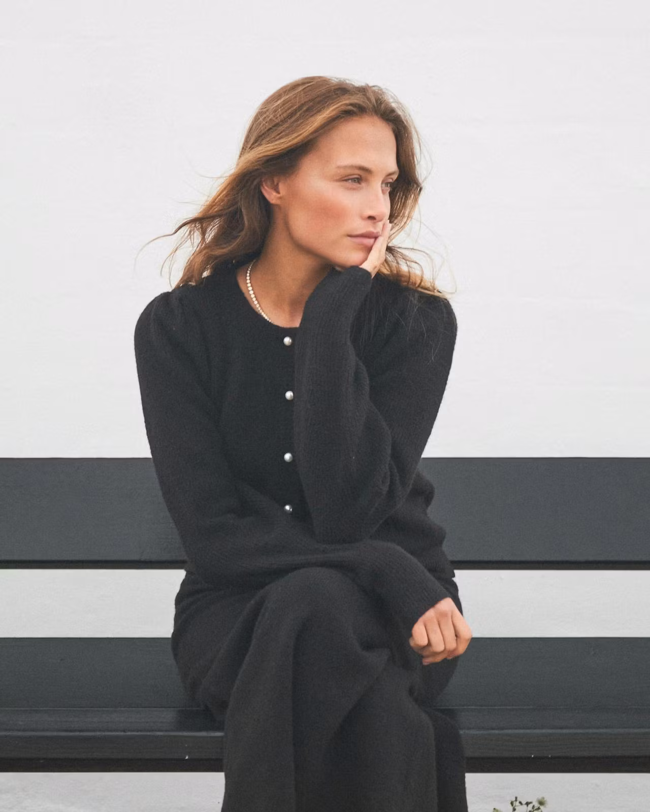 Neo Noir - Nuna Knit Cardigan (Black)