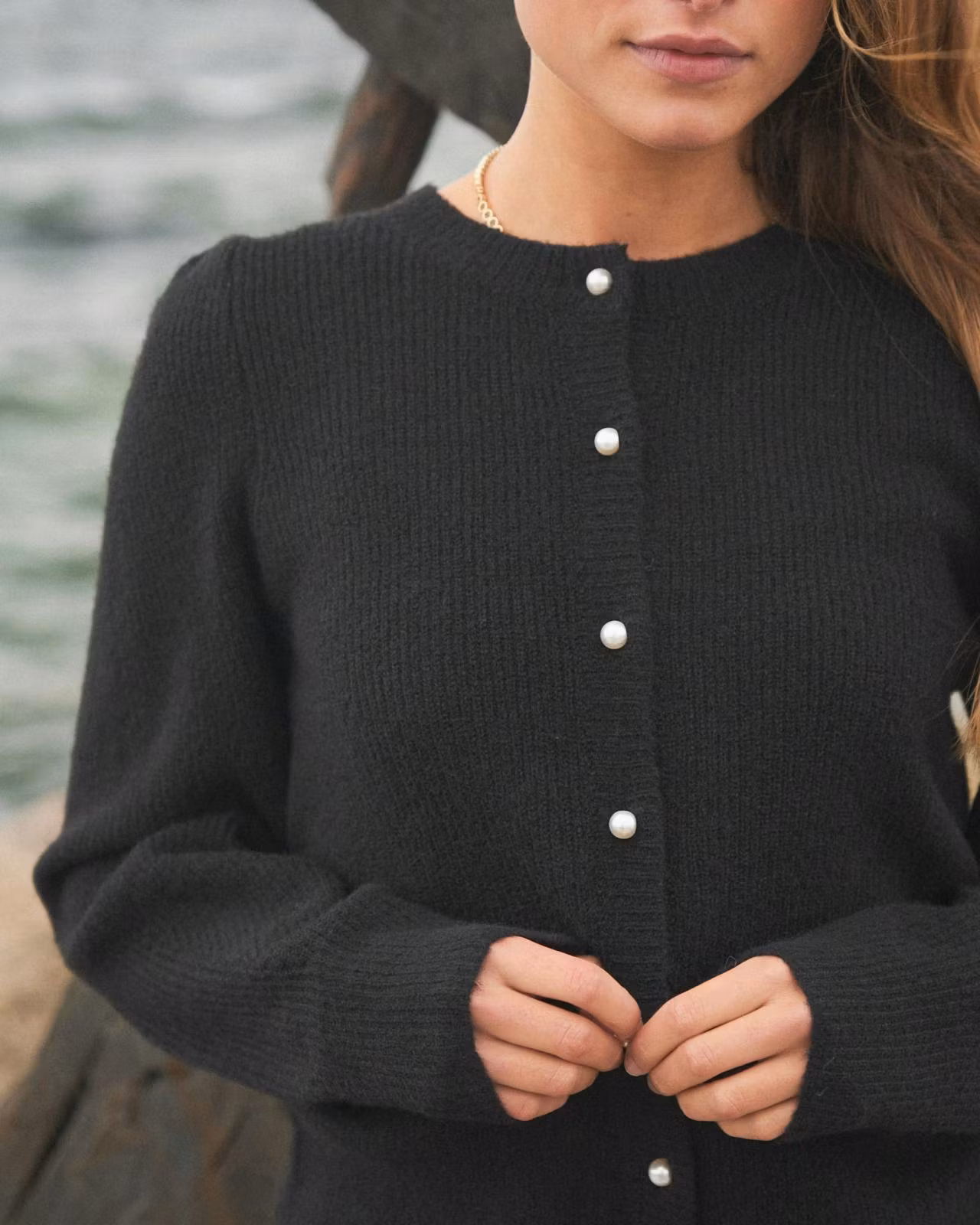 Neo Noir - Nuna Knit Cardigan (Black)