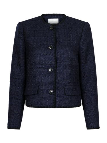Neo Noir - Helina Heavy Boucle Jacket (Navy)