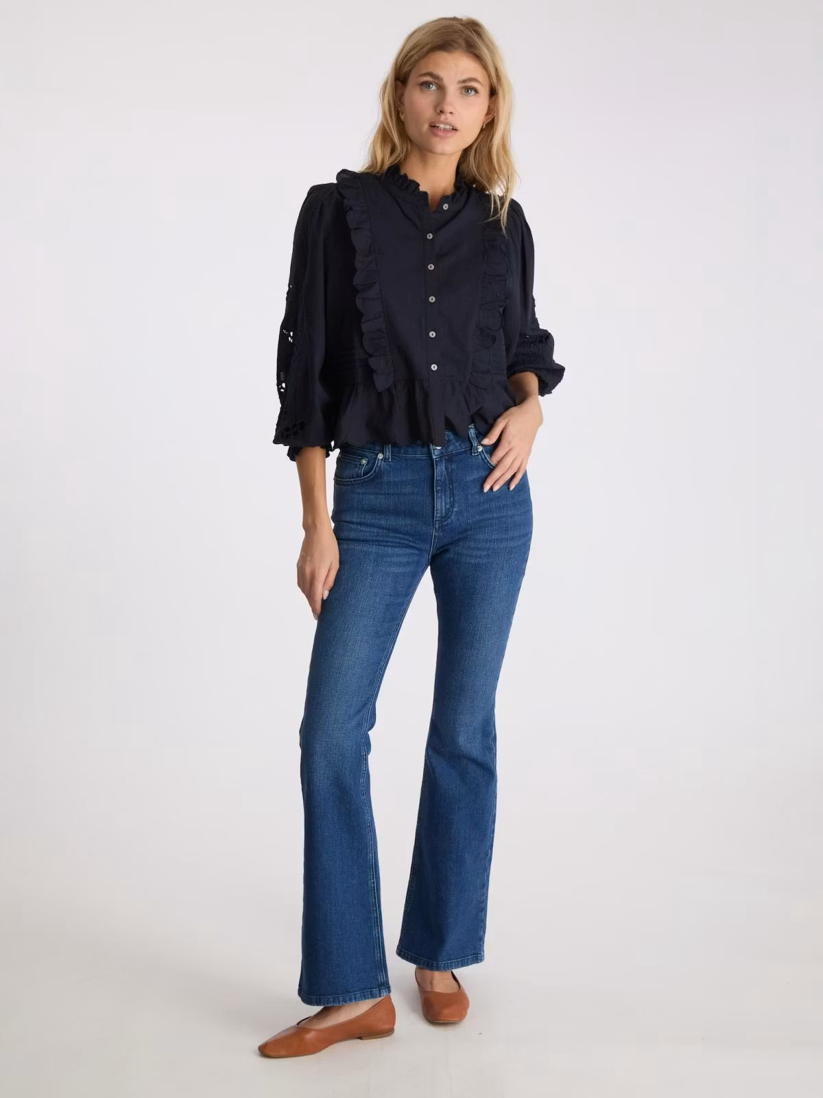 Neo Noir - Georgina Denim Pants (Blue)