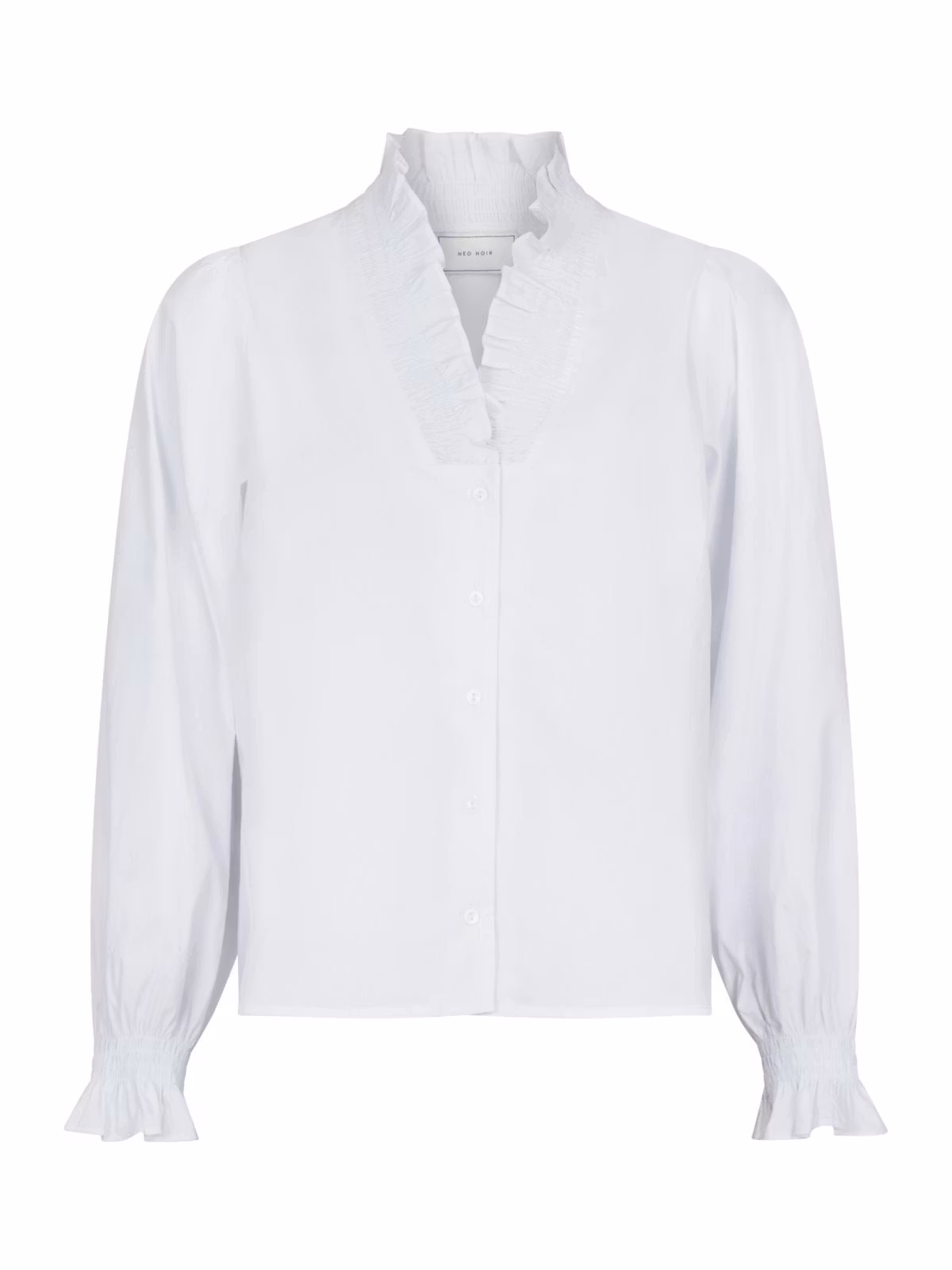 Neo Noir - Brielle Solid Shirt (White)
