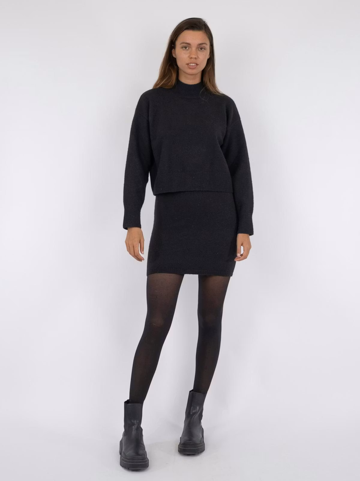 Neo Noir - Paulina Knit Blouse (Black)