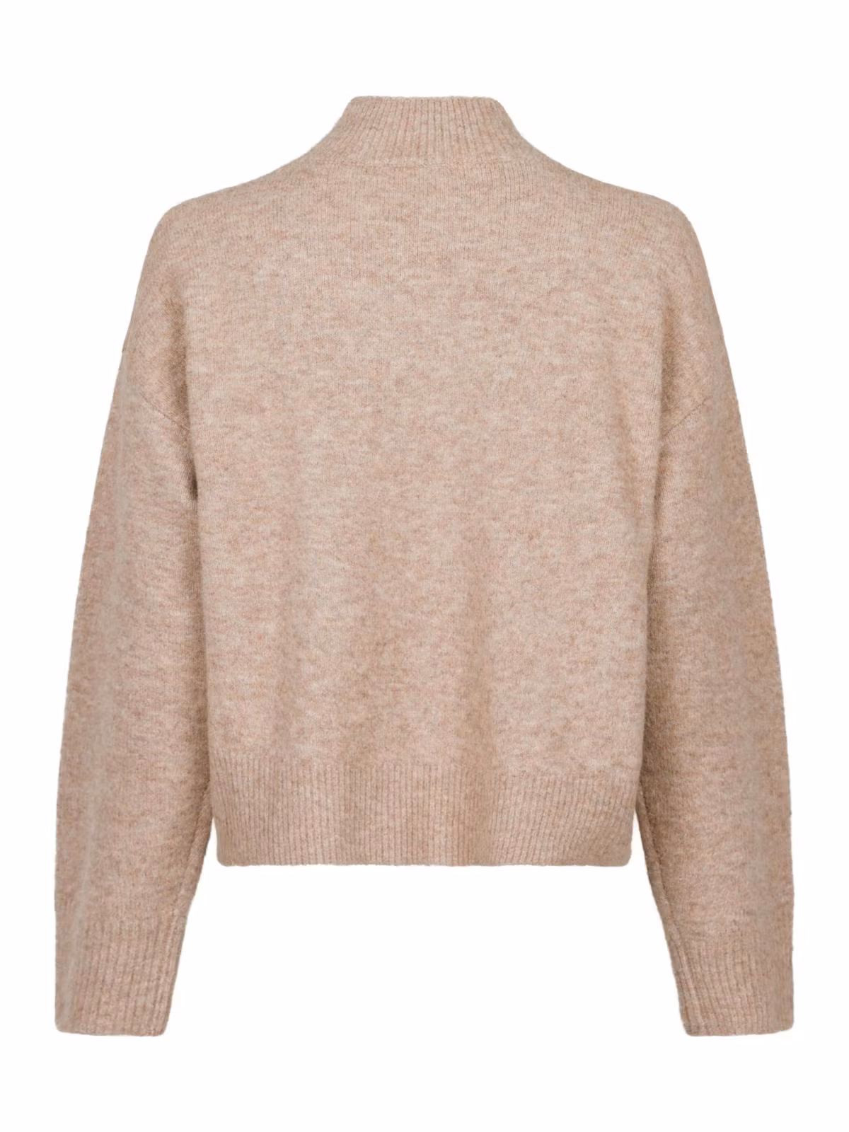 Neo Noir - Paulina Knit Blouse (Sand Melange)