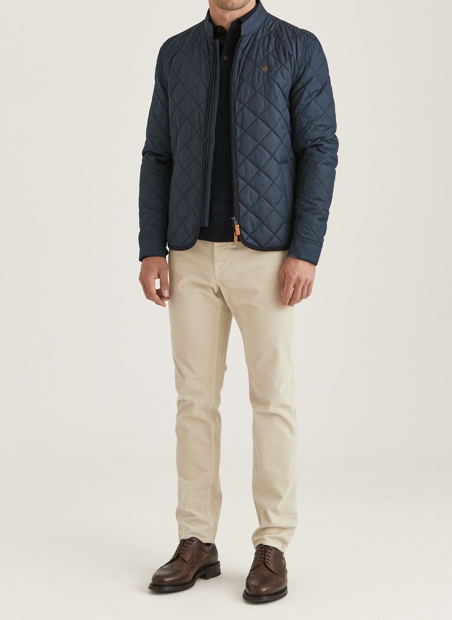 Morris - Teddy Quilted Jacket (Old Blue)