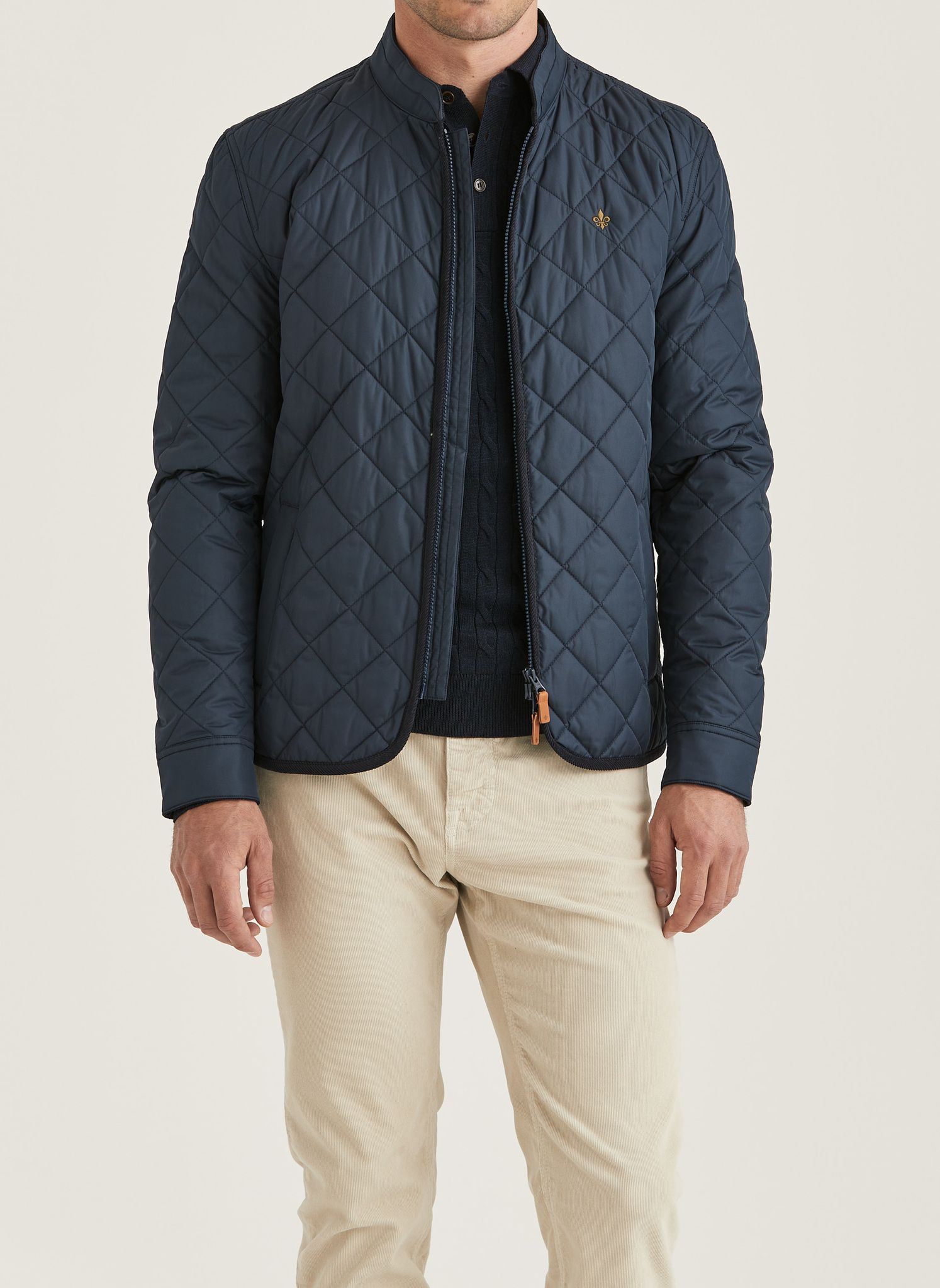 Morris - Teddy Quilted Jacket (Old Blue)