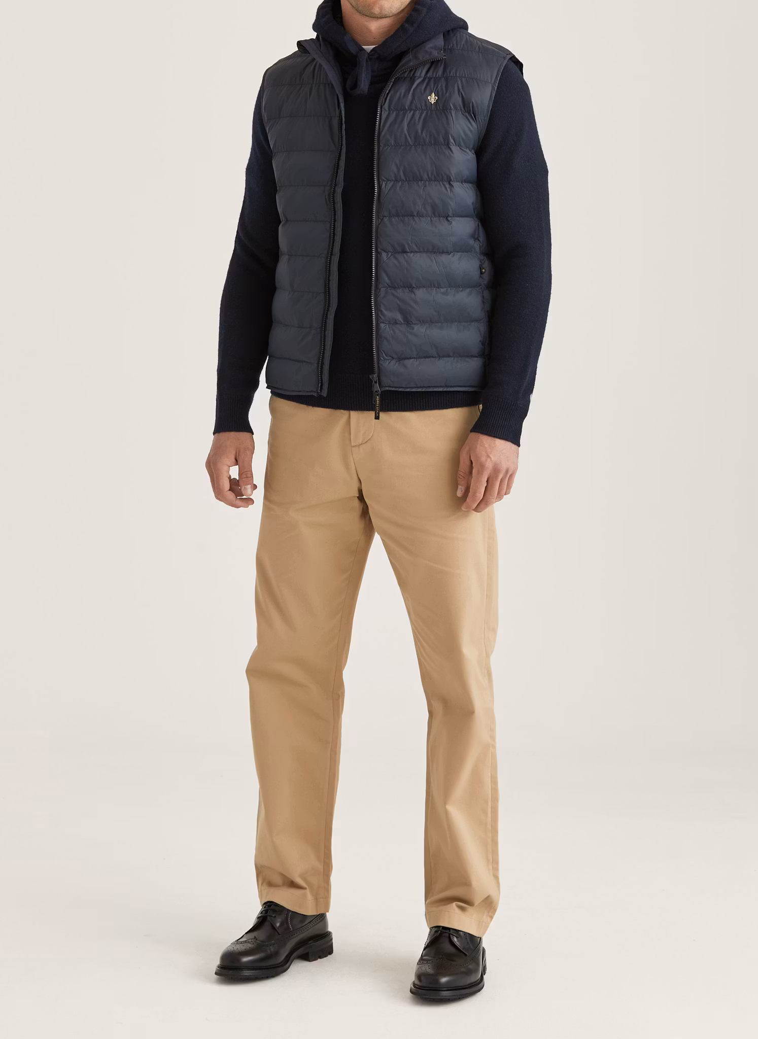 Morris - Norfolk Liner Vest (Blue)