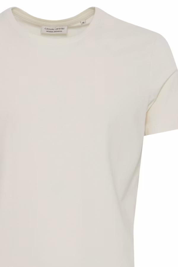 Casual Friday - CFDAVIDE crew neck tee (White Asp)
