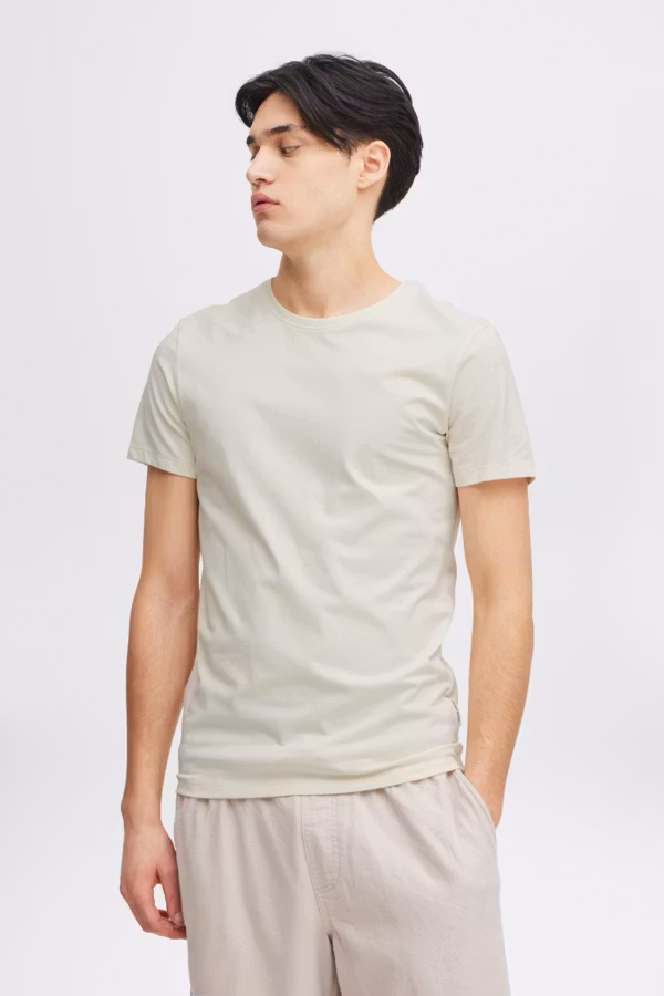 Casual Friday - CFDAVIDE crew neck tee (White Asp)