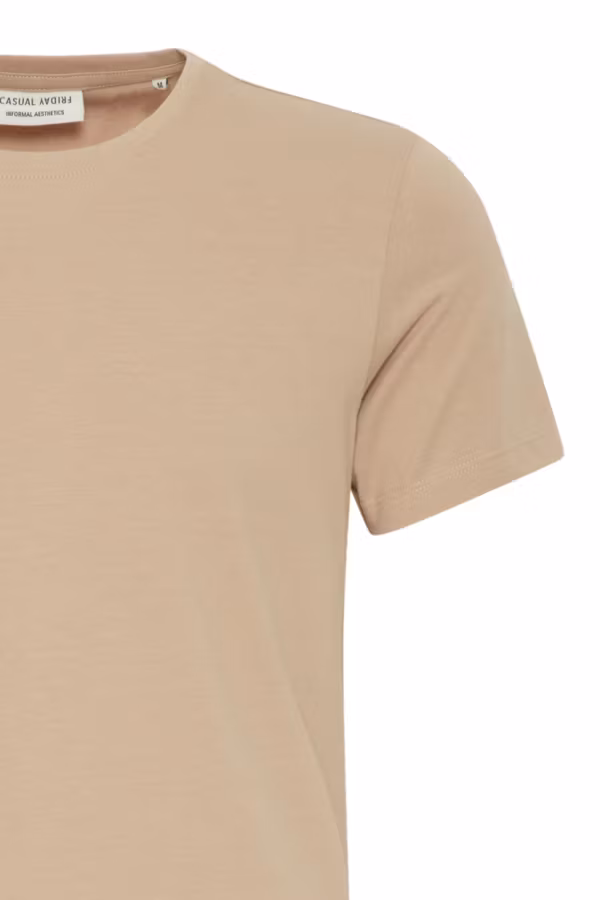 Casual Friday - CFDAVIDE crew neck tee (Beige)