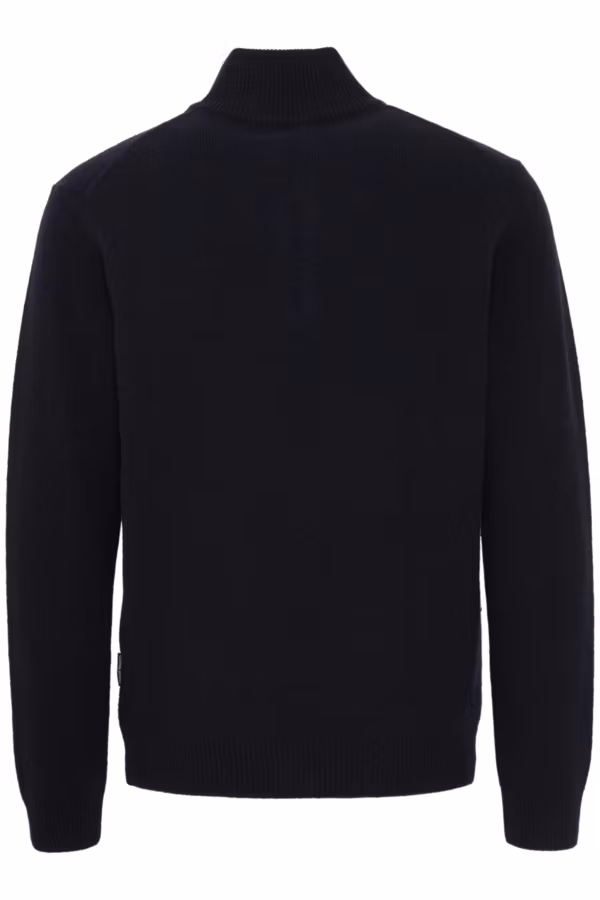Casual Friday - CFKARL halfzip lambswool knit (Pewter)