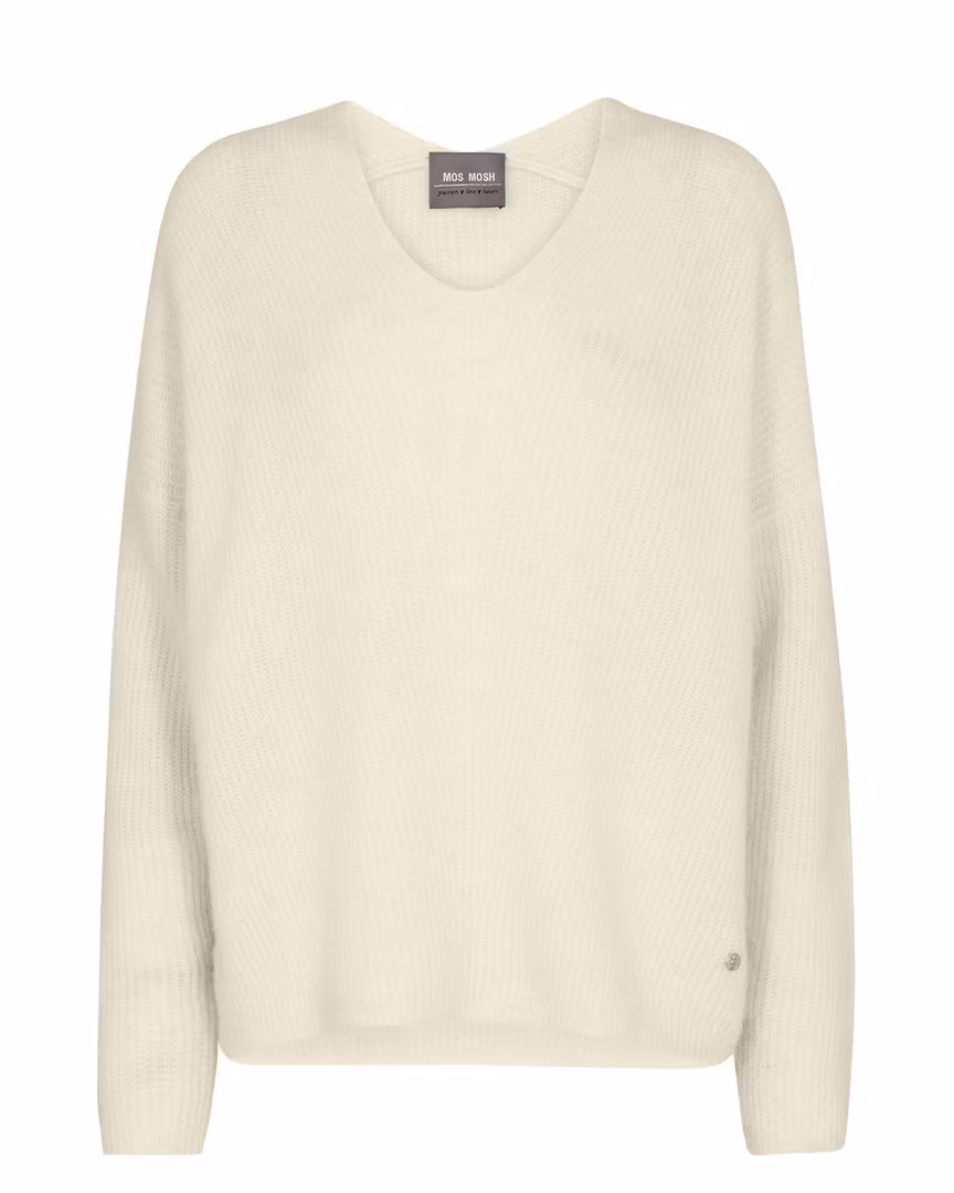 Mos Mosh - MMThora V-Neck Knit (Ecru)