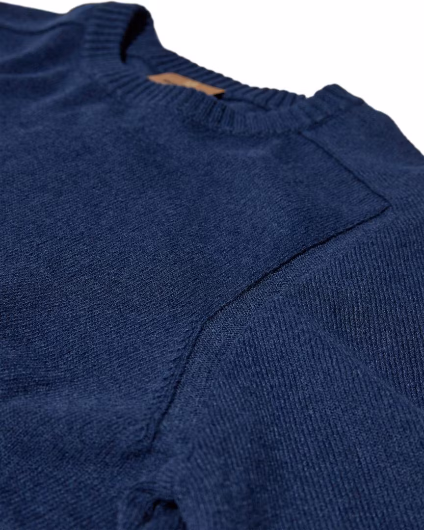 Mos Mosh Gallery - MMGJake Crew Neck Knit (Indigo Blue)