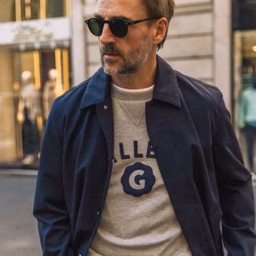 Mos Mosh Gallery - MMGBarkeley Coat (Salute Navy)