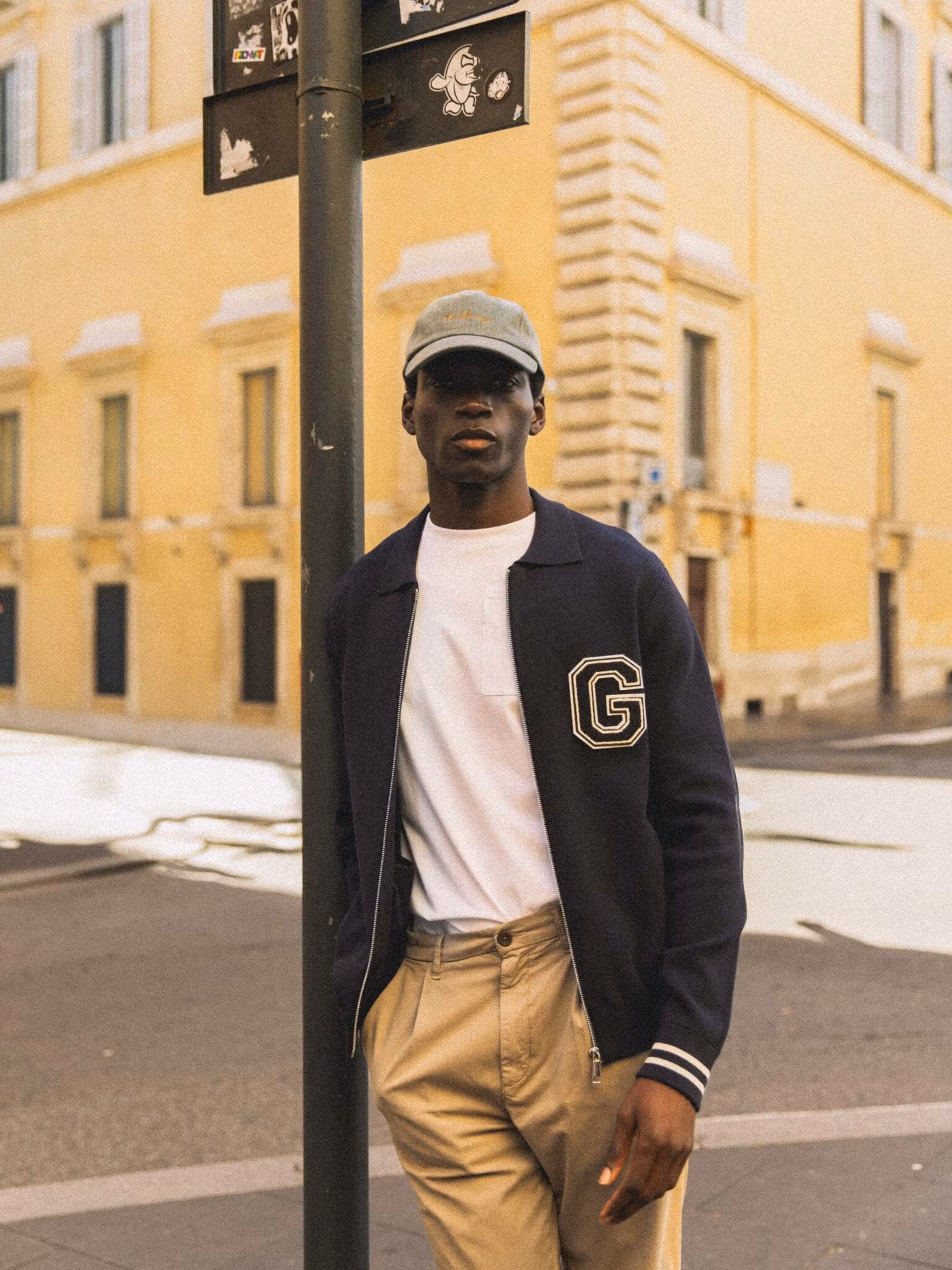 Mos Mosh Gallery - MMGBalm College Cardigan Knit (Salute Navy)