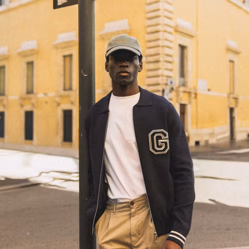 Mos Mosh Gallery - MMGBalm College Cardigan Knit (Salute Navy)