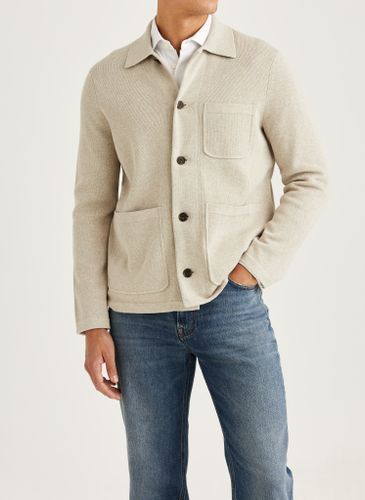 Morris - Jake Knitted Shirt Jacket (Khaki)