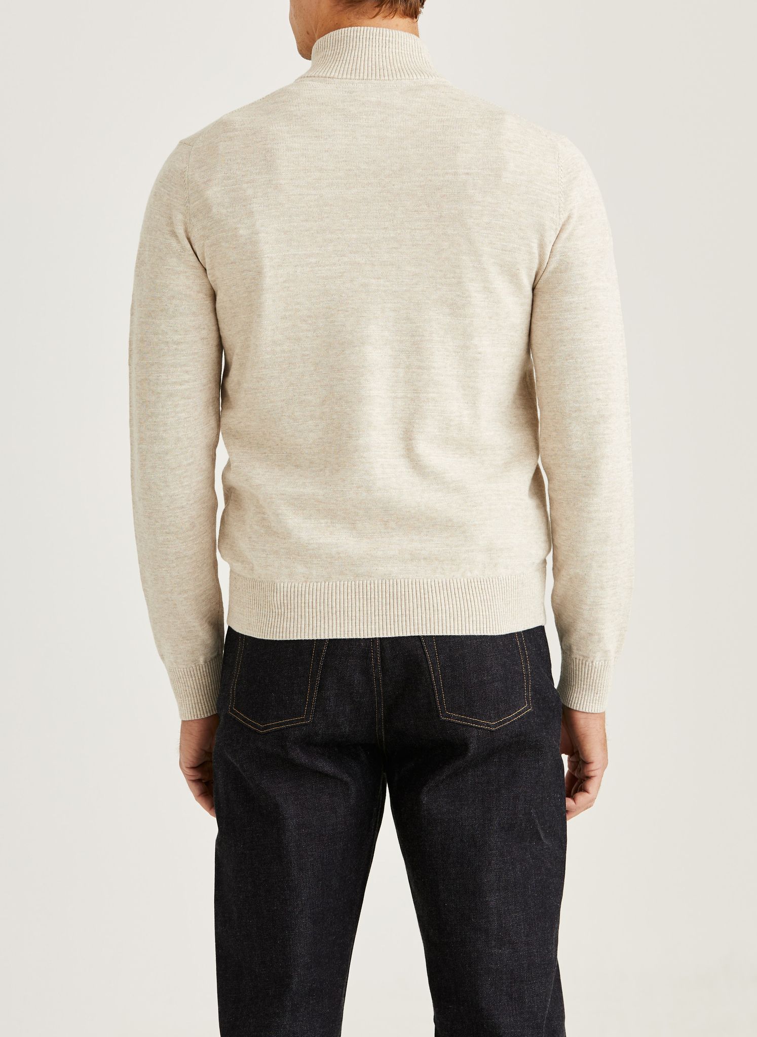Morris - Randall Half Zip (Khaki)