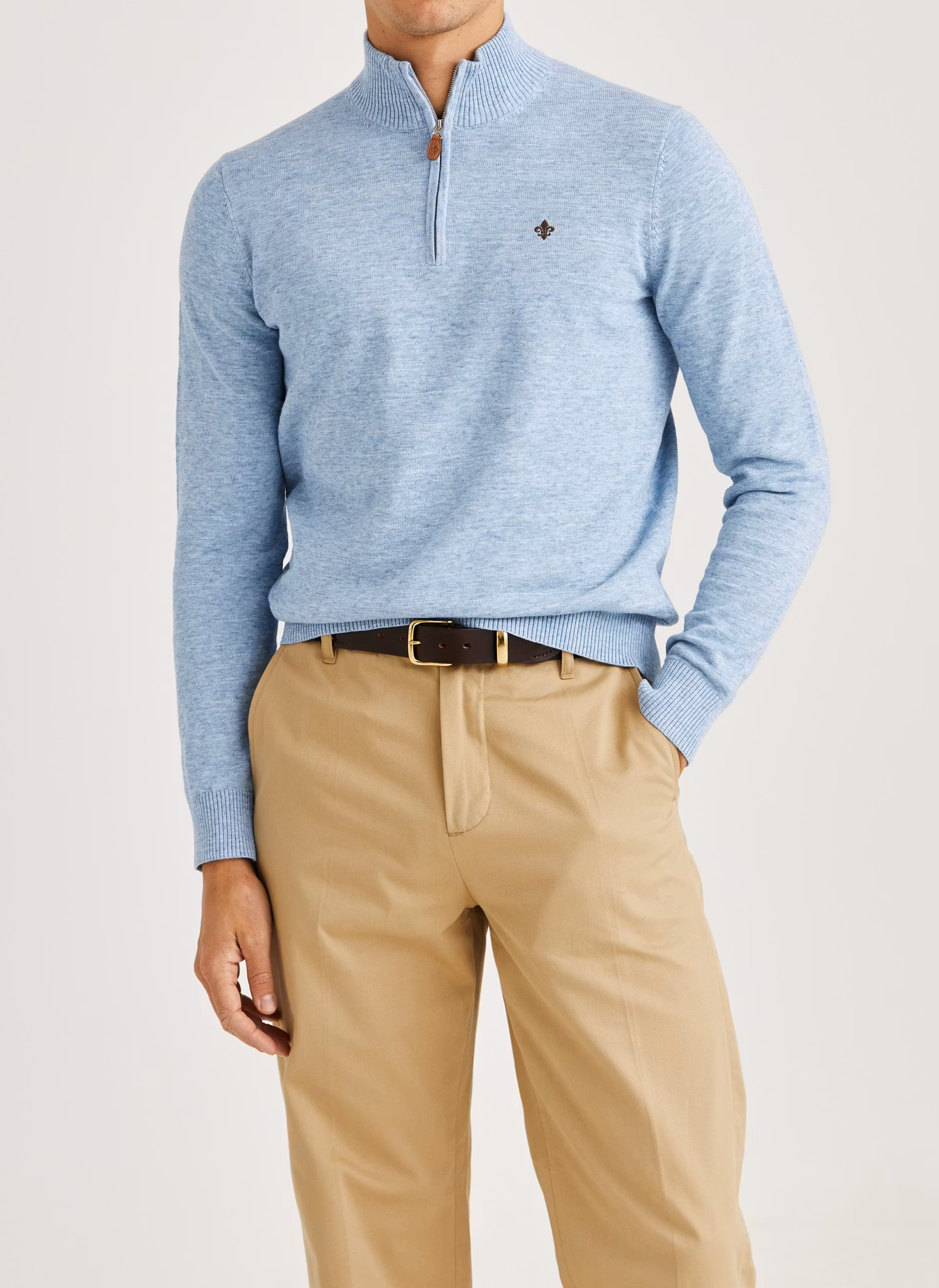 Morris - Randall Half Zip (Light Blue)