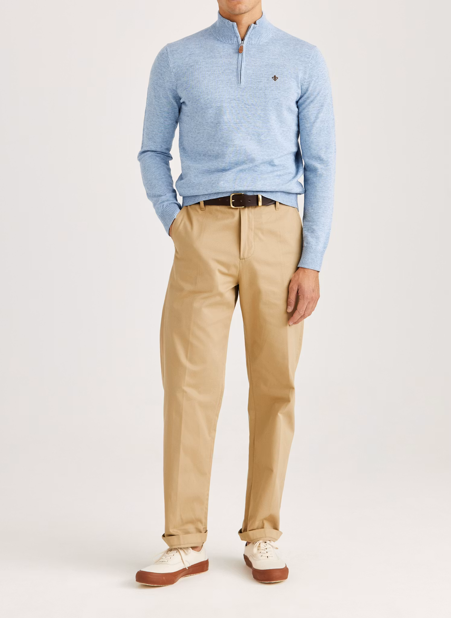 Morris - Randall Half Zip (Light Blue)