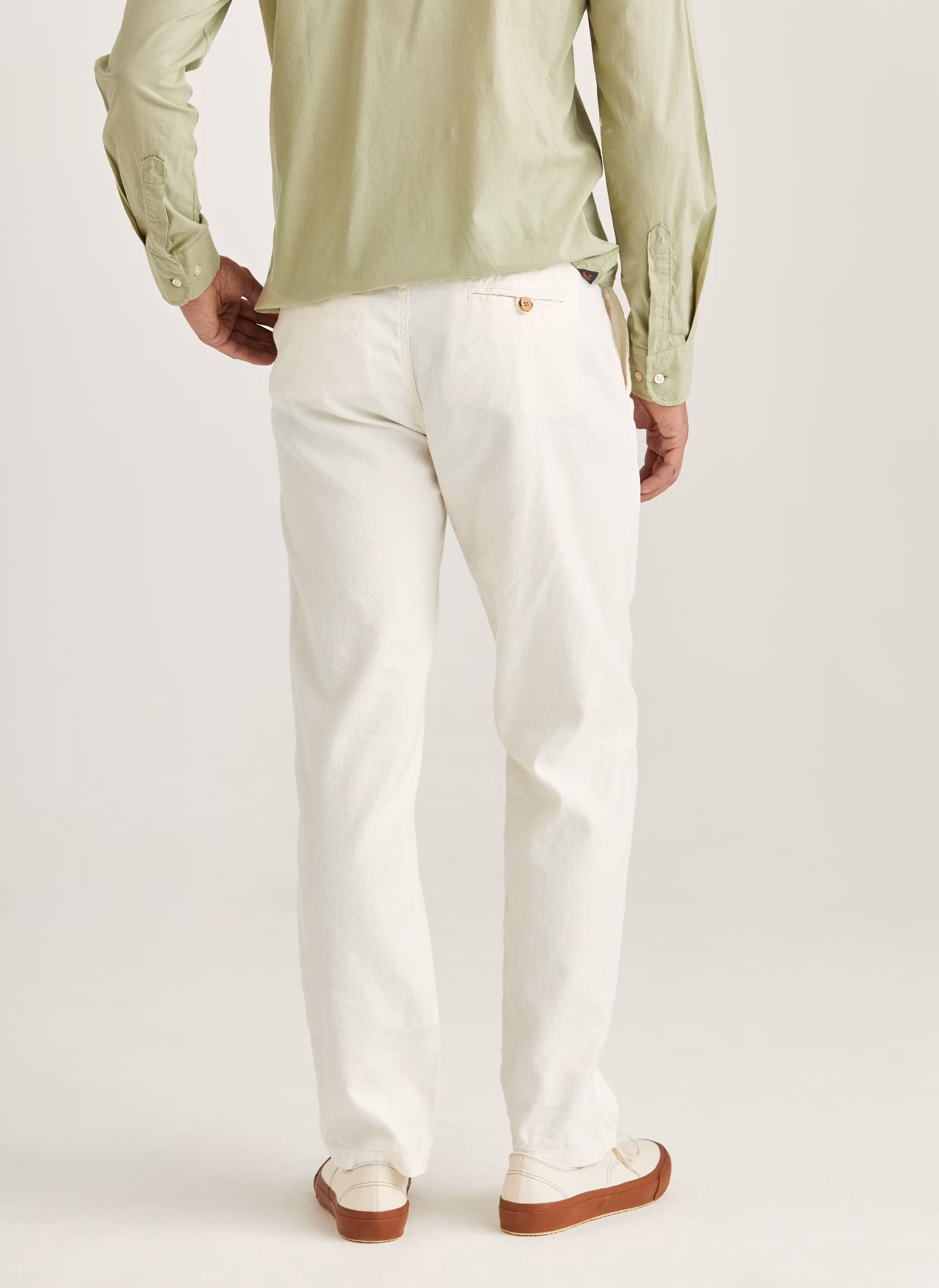 Morris - Fenix Linen Trousers (Offwhite 02)