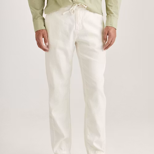 Morris - Fenix Linen Trousers (Offwhite 02)