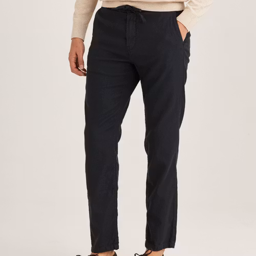Morris - Fenix Linen Trousers (Blue)