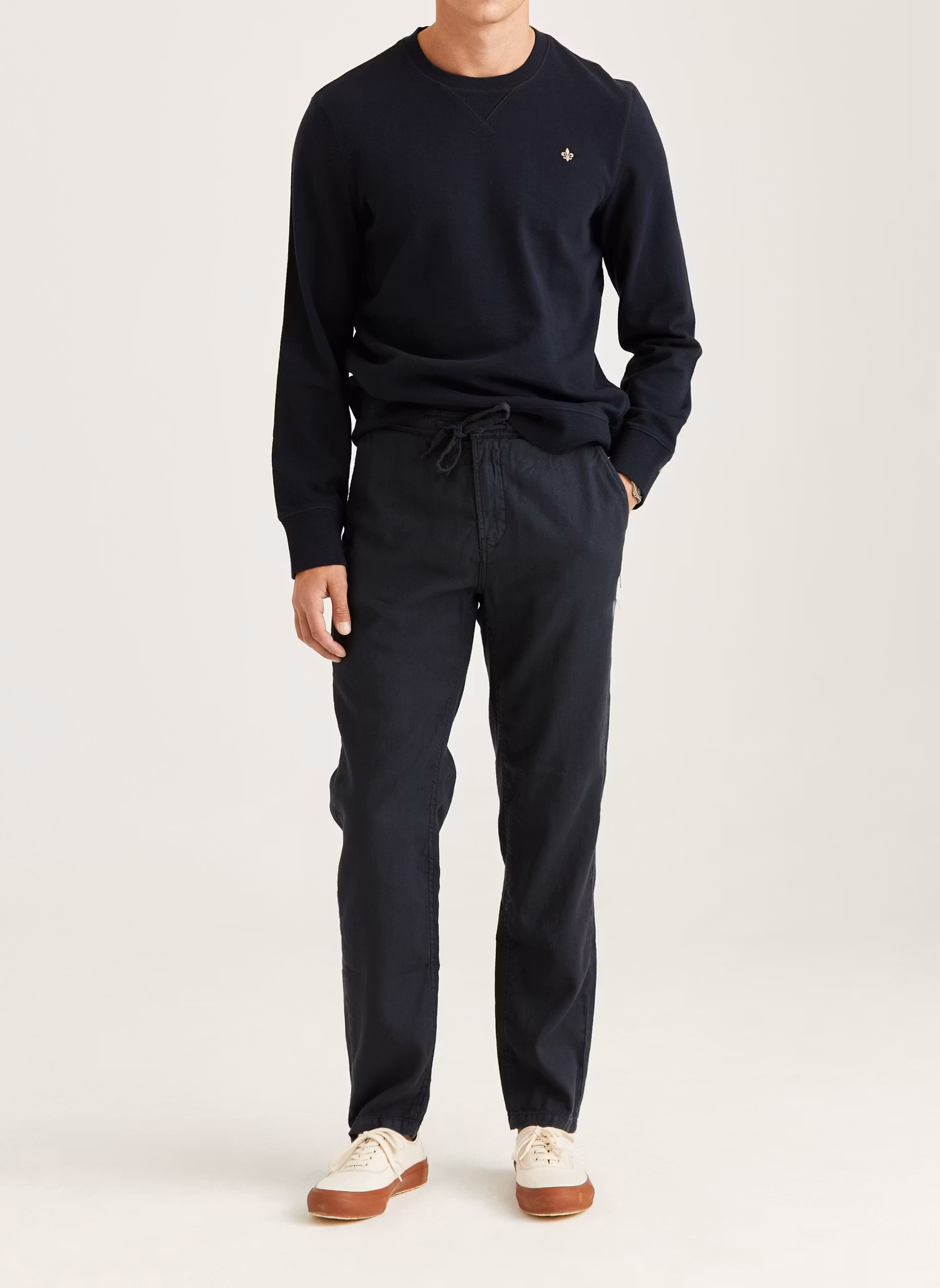 Morris - Fenix Linen Trousers (Blue)