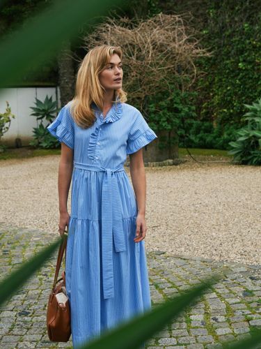 Neo Noir - Nellie Stripe Dress (Light Blue)