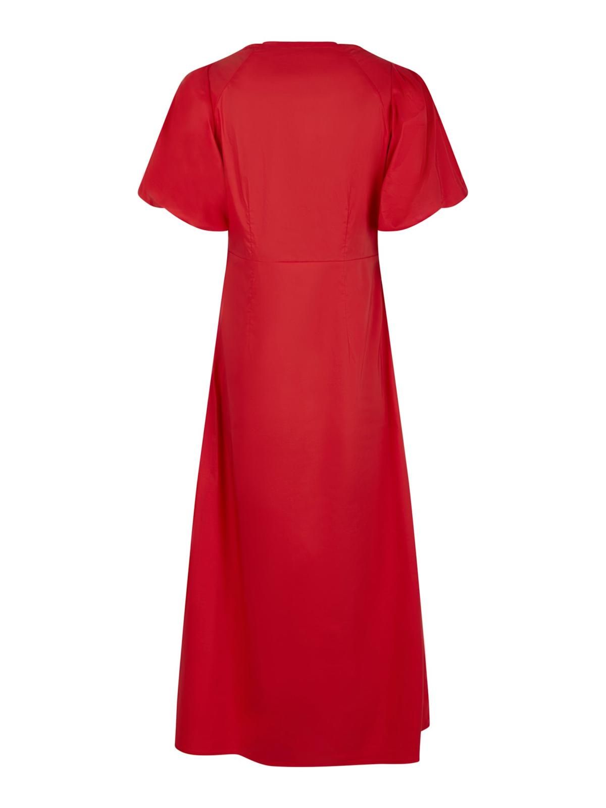 Neo Noir - Illana Poplin Dress (Red)