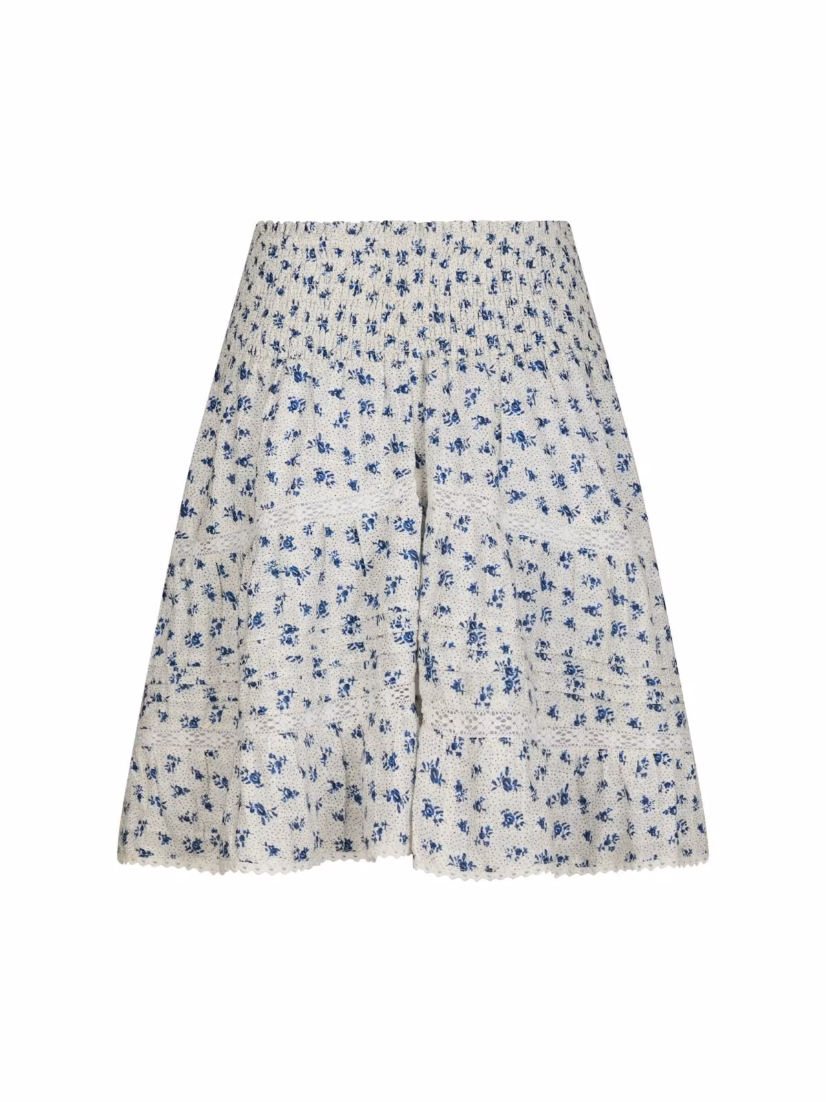 Neo Noir - Alett Dot Flower Skirt (Blue)