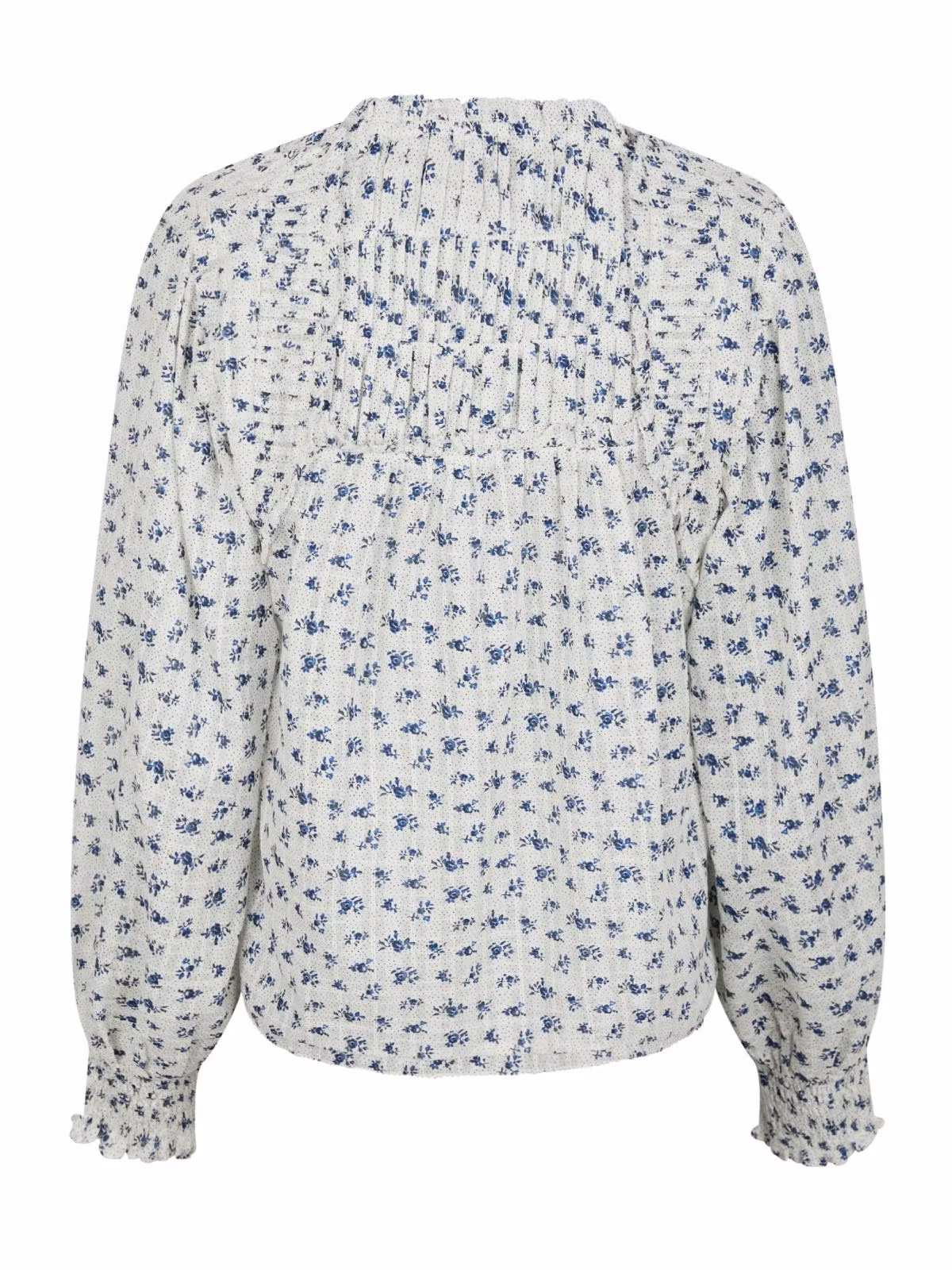 Neo Noir - Nipoa Dot Flower Blouse (Blue)