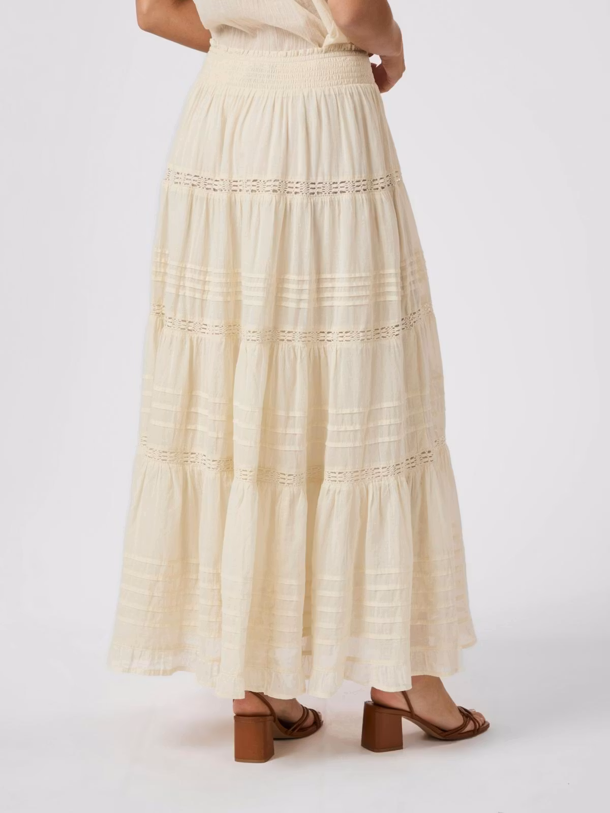 Neo Noir - Felicia S Voile Skirt (Light Yellow)