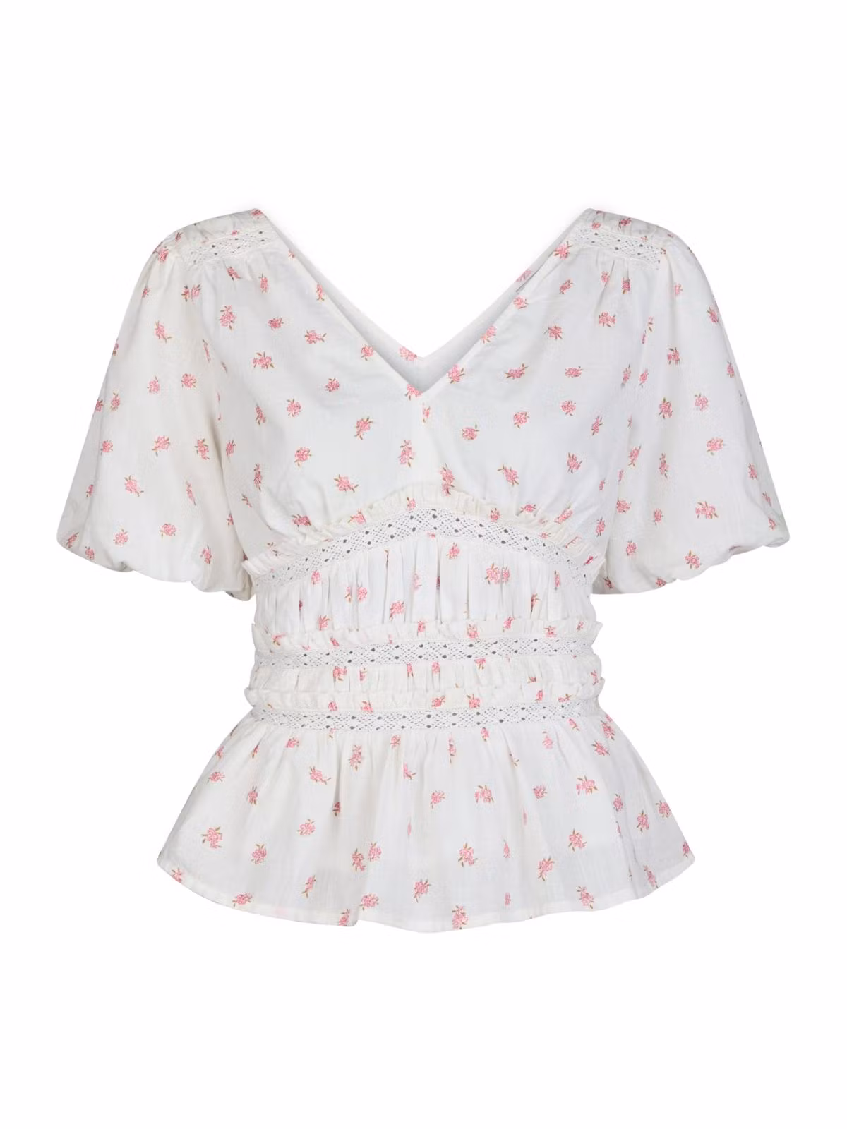 Neo Noir - Sapura Fleurie Blouse (Rose)