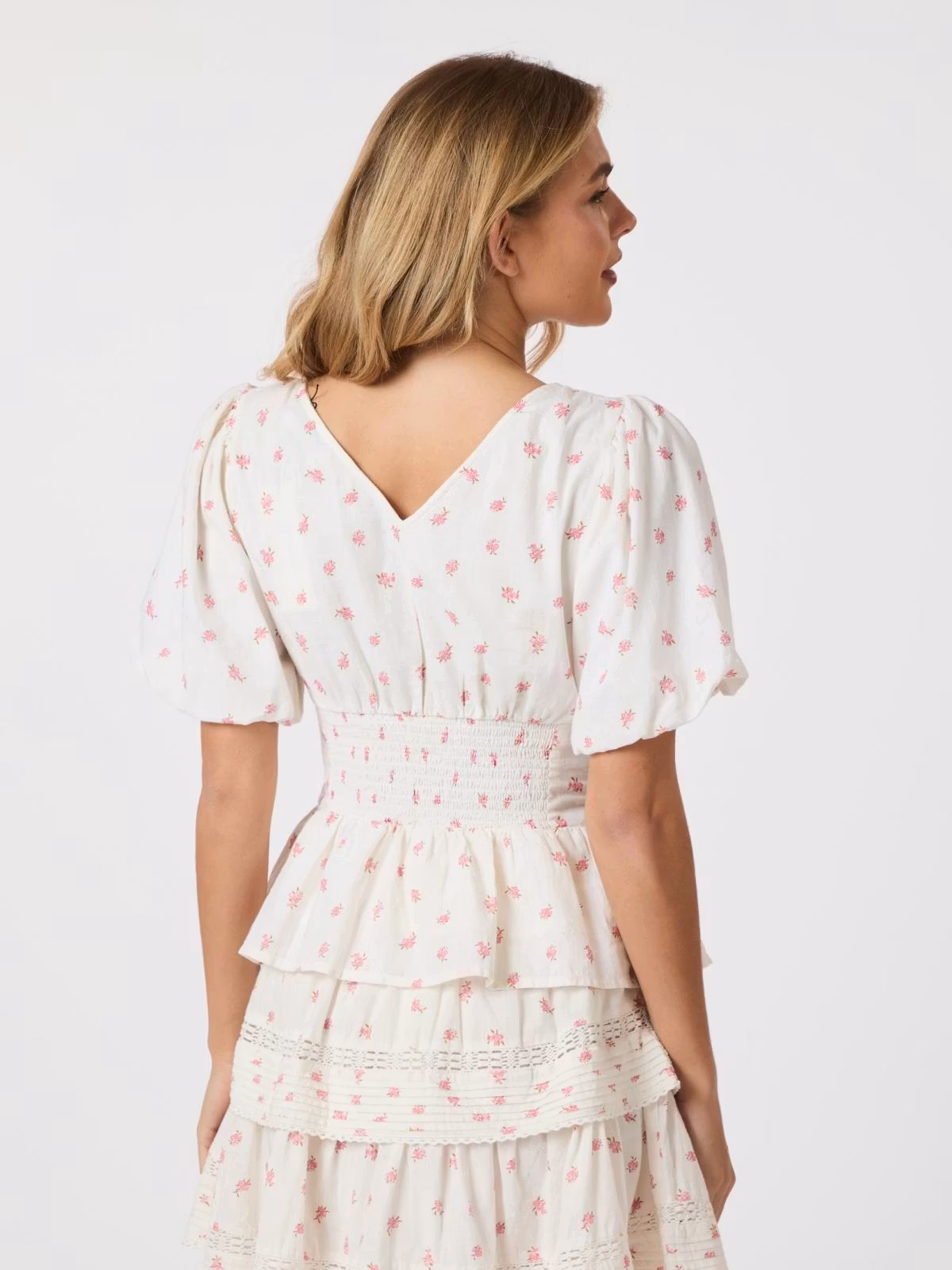 Neo Noir - Sapura Fleurie Blouse (Rose)