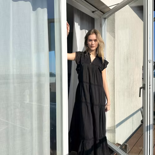 Neo Noir - Ankita S Voile Dress (Black)