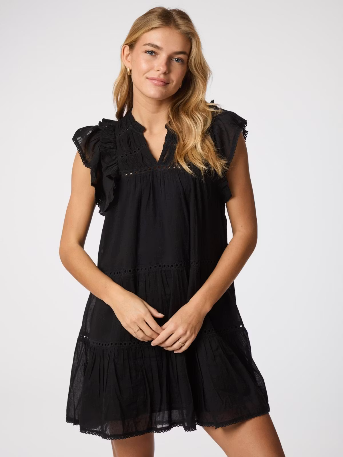 Neo Noir - Jamma S Voile Dress (Black)