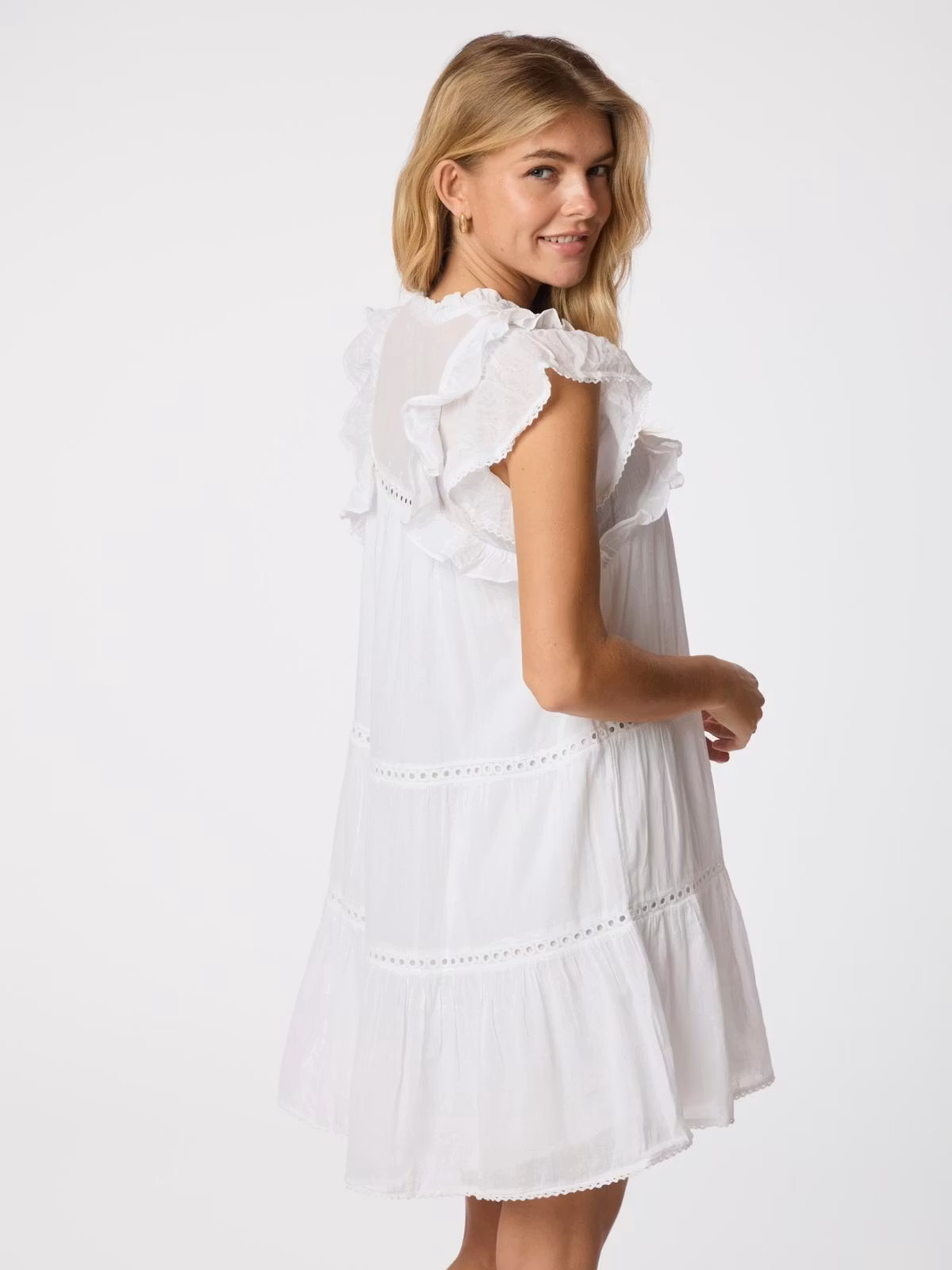 Neo Noir - Jamma S Voile Dress (White)