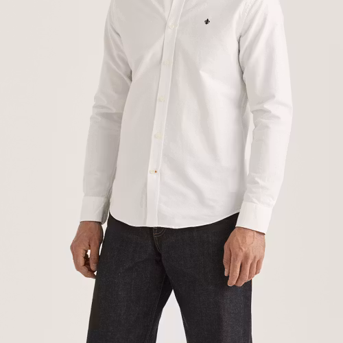 Morris - Oxford Buttom Down Shirt (White)
