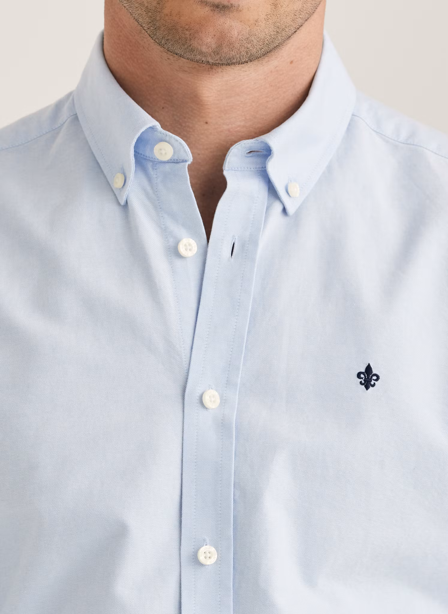 Morris - Oxford Buttom Down Shirt (Light Blue)